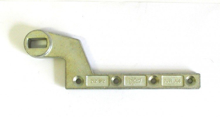 Páka 7411/46 pro falcové dveře DOPRODEJ - Zavírače, zvedací a vázací technika Zavírače dveřní Zavírač dveřní podlahový, přísl.